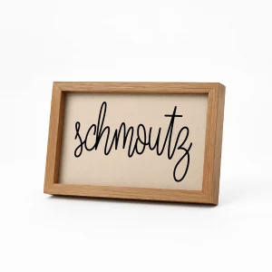 cadre alsacien schmoutz en toile coton naturel illustration alsacienne