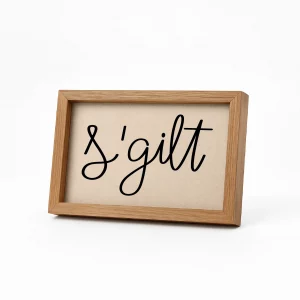 cadre alsacien sgilt en toile coton naturel illustration alsacienne